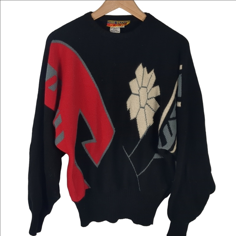 Vintage Wool Crewneck Sweater Small